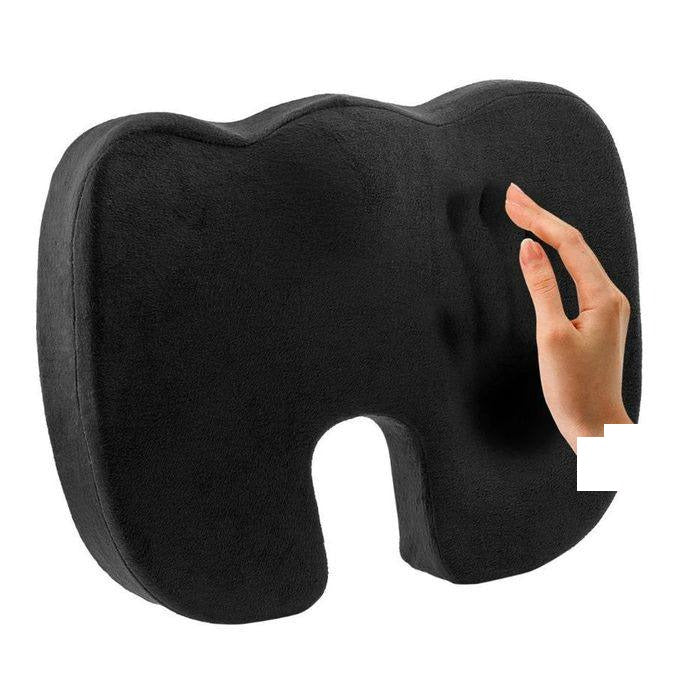 Coussin de confort, coussin de siège orthopédique en mousse à mémoire وسادة مريحة، وسادة مقعد من إسفنج الذاكرة العظمي لتخفيف آلام العصعص وأسفل الظهر