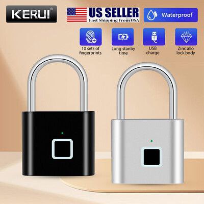 Smart fingerprint padlock Cadenas intelligent à empreinte digitale قفل بصمة ذكي