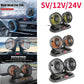 Car fan dual head