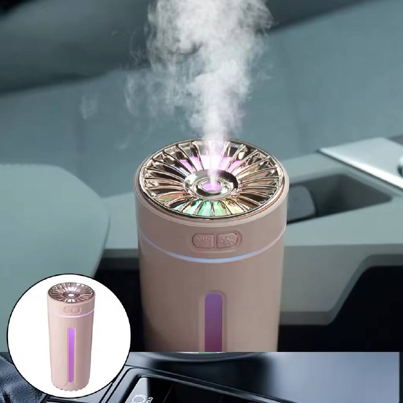 فواحة مضيئة للسيارة USB Aroma Humidifier 300ml