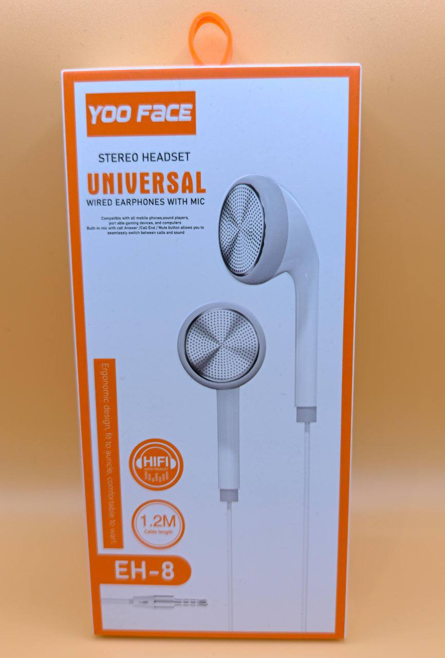 YOO FACE Portable Stereo EH-8 1.2m