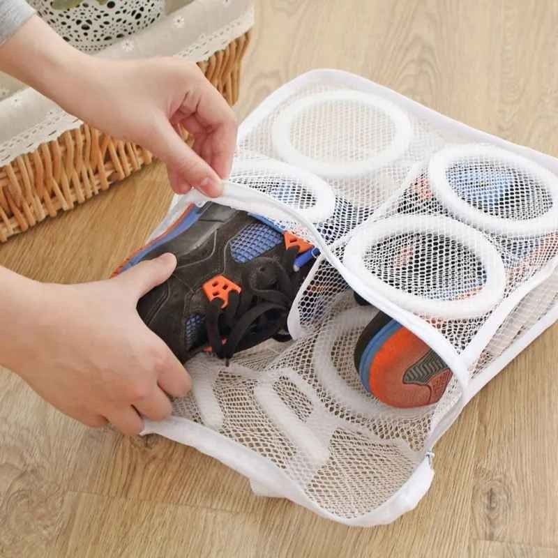 Sac de lavage de chaussures, rangement et de voyage حقيبة غسيل الأحذية، حقيبة تخزين أحذية السفر