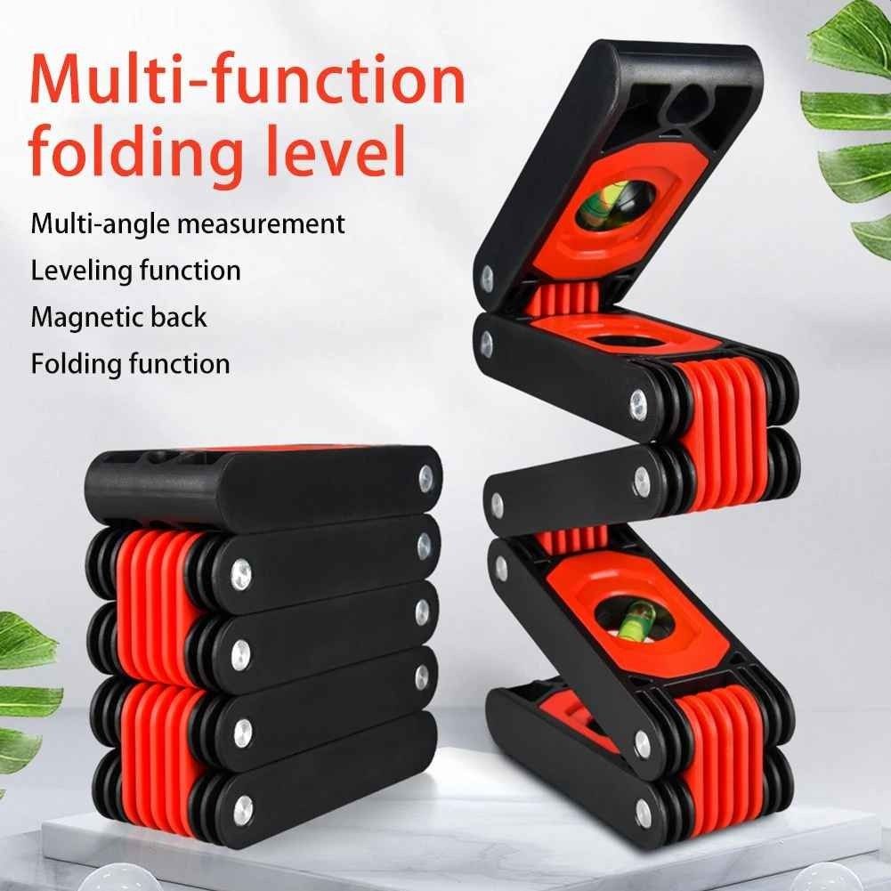ميزان تسوية مغناطيسي متعدد الزوايا قابل للطي Niveau pliable magnétique multi-angle