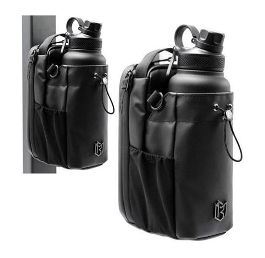 حقيبة رياضية متعددة الاستخدامات للرجال والنساء مع حامل زجاجة