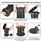 مرحاض تخييم قابل للطي ومحمول مع حقيبة Toilette de camping pliante et portable avec sac