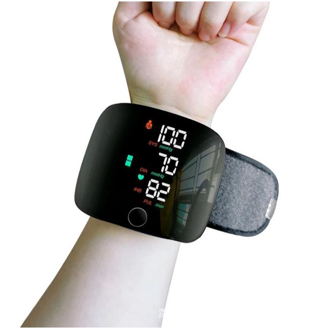جهاز قياس ضغط الدم المعصمي Tensio-mètre au poignet Tensiomètre numérique appareil tension artrielle avec batterie rechargeable