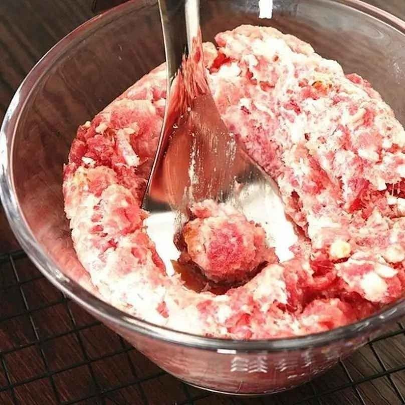 Cuillère à boulettes en acier inoxydable ملعقة زلابية من الفولاذ المقاوم للصدأ