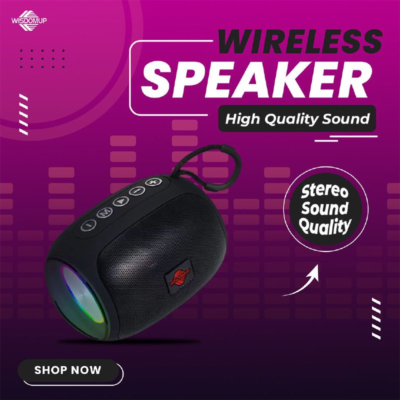 Wireless Speaker Haut parleur YX-04 WISDOMUP