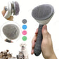 Brosse Bouton de toilettage pour chiens et chats فرشاة تنظيف الحيوانات الأليفة بمقبض