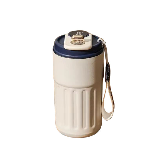 طيرموسطا إنوكس كوب ذكي معزول مع شاشة عرض درجة الحرارة  Mug isotherme intelligent avec affichage de la température LED