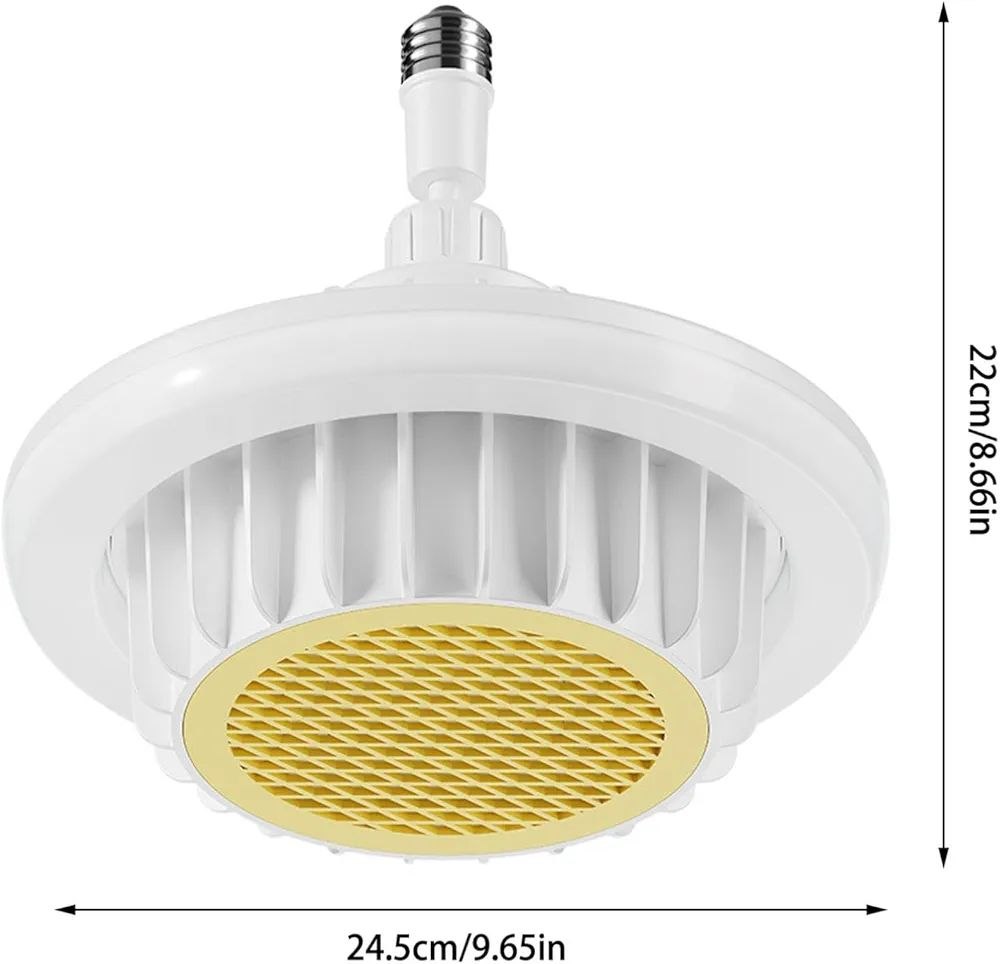 Chauffage électrique spiralé avec ventilateur et lumière سخان كهربائي حلزوني بمروحة إضاءة 85V -265V فولت، سخان سقف للحمام للاستخدام الداخلي