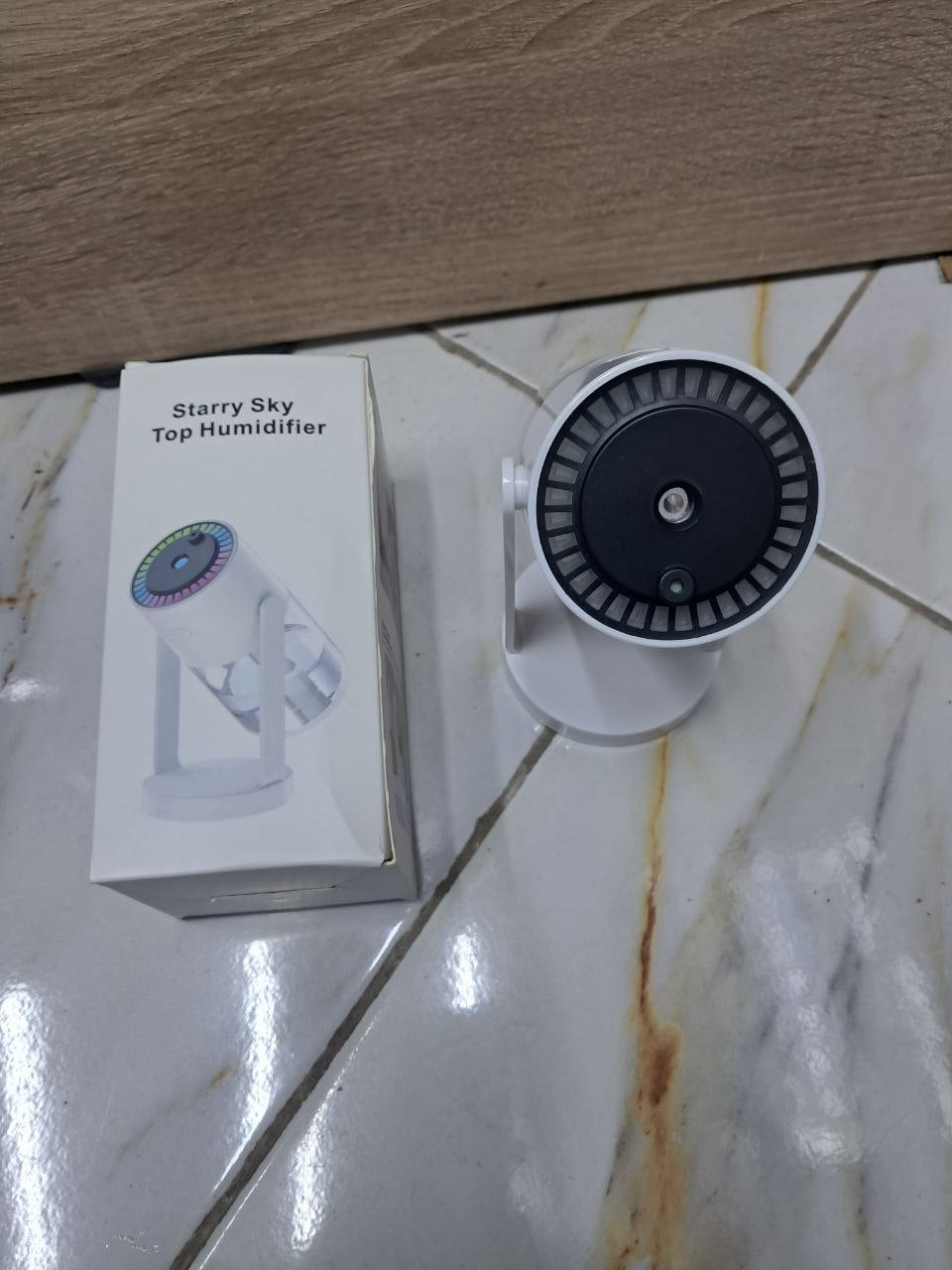 Projecteur d'étoiles, veilleuse et projecteur d'étoiles Humidificateur d'air silencieux, diffuseur d'huile et veilleuse مرطب هواء ستار سكاي العلوي