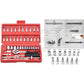 طقم أدوات إصلاح السيارات46 قطعة Set d'Outils de Réparation Automobile 46 Pièces avec Douilles