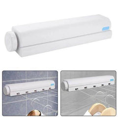 Etendoir Sèche-linge avec 5 fils durables et longs, Mural مجفف ملابس مع 5 خطوط متينة وطويلة