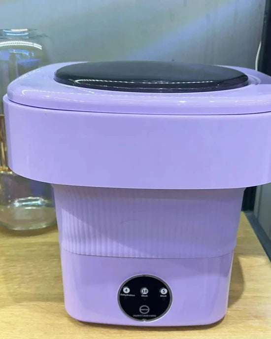 غسالة صغيرة متعددة الوظائف قابلة للطي Mini Machine à laver 9L Multi fonctions Folding Washing Machine