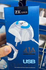 USB Charger 4.1A ZK  Gold