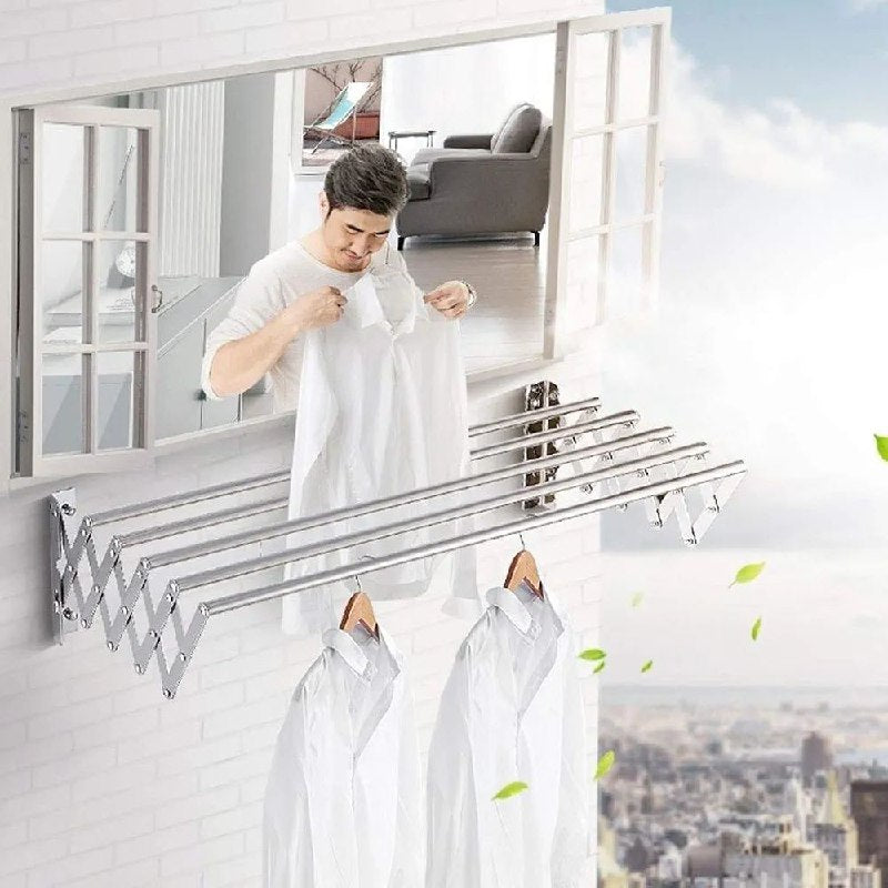 WALL MOUNTED CLOTHES DRYING مجفف الملابس المثبت على الحائط
