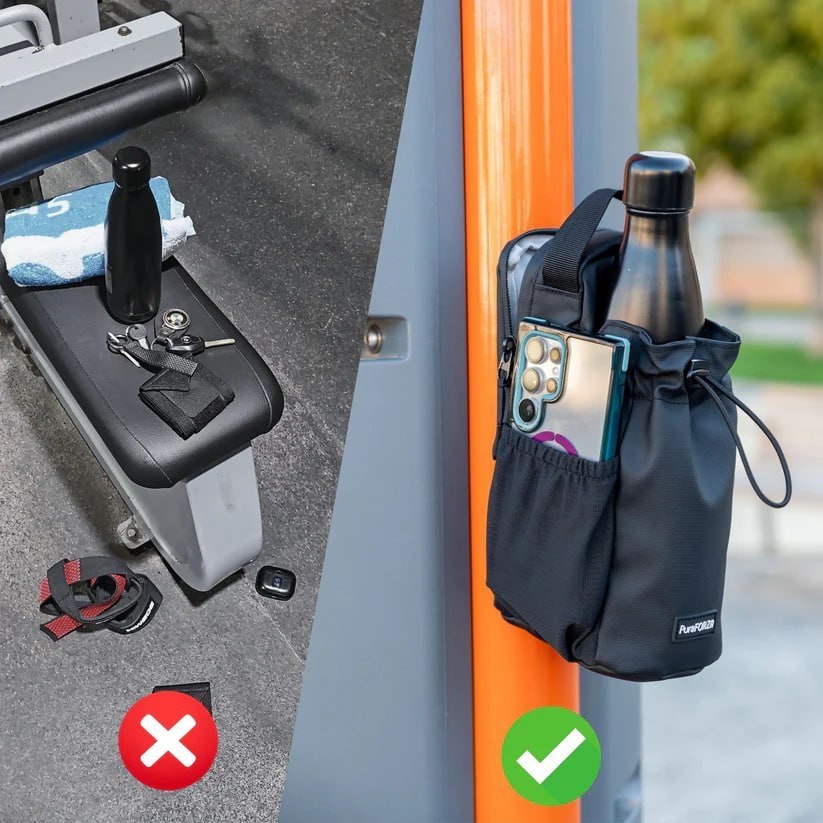 Sac de sport magnétique compact et léger حقيبة رياضية مغناطيسية صغيرة الحجم وخفيفة الوزن، مقاومة للماء
