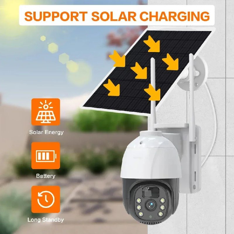 AI Solar PTZ Camera T05-WiFi كاميرا شمسية ذكية