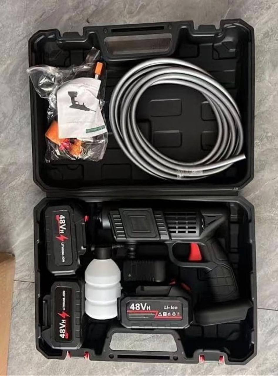 مسدس غسيل لاسلكي عالي الضغط بقوة 48 فولت Pistolet de lavage haute pression sans fil de 48V