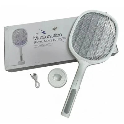 مضرب البعوض الكهربائي متعدد الوظائف Multifunction Electric Mosquito Swatter Tapette à moustiques électrique multifonction