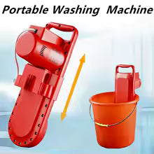 Mini machine à laver portable غسالة محمولة، دوران كامل، مؤقت رقمي، جهاز تنظيف كهربائي صغير