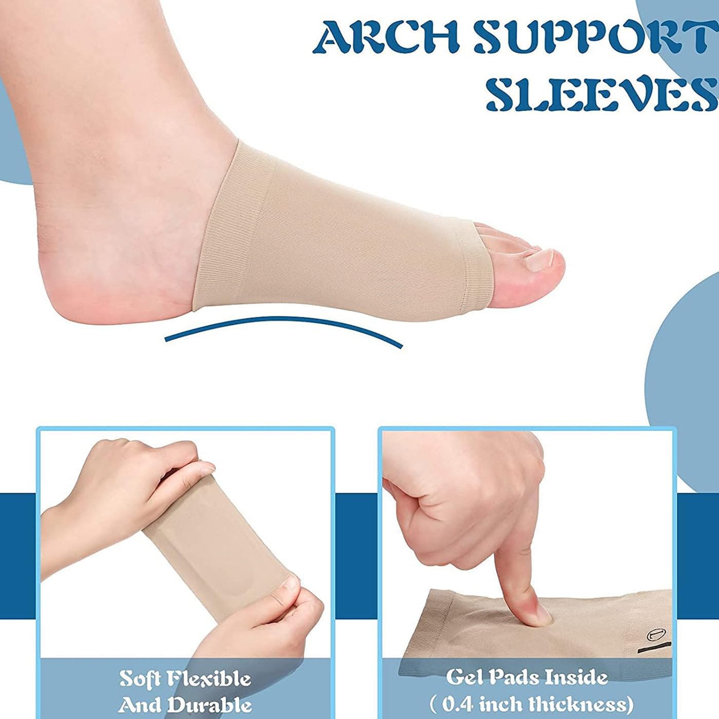 دعامة قوس القدم Plantar Facilitis Arch Support Sleeve