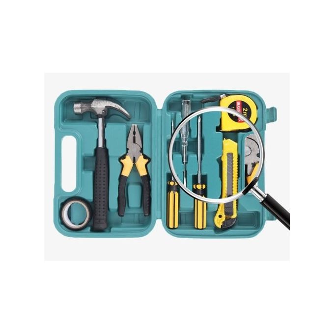 مجموعة أدوات منزلية مكونة من 9 قطع  Pièces coffret À Outils De Quincaillerie Domestique
