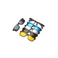 نظارات ماجيك فيجن مغناطيسية 6 في 1 للشمس والليل والقيادة Magic Vision Lunettes Magnétiques 6 en 1 pour Soleil, Nuit et Conduite