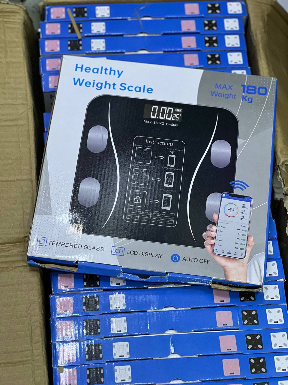 Healthy weight scale max weight 180KG ميزان وزن صحي أقصى وزن 180 كجم