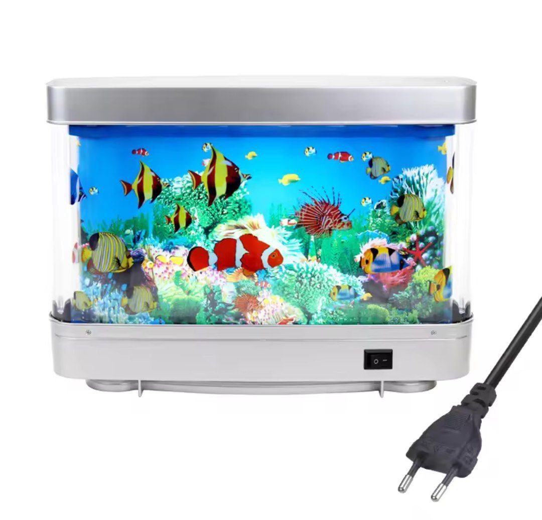 Lampe LED décorative en forme d'aquarium