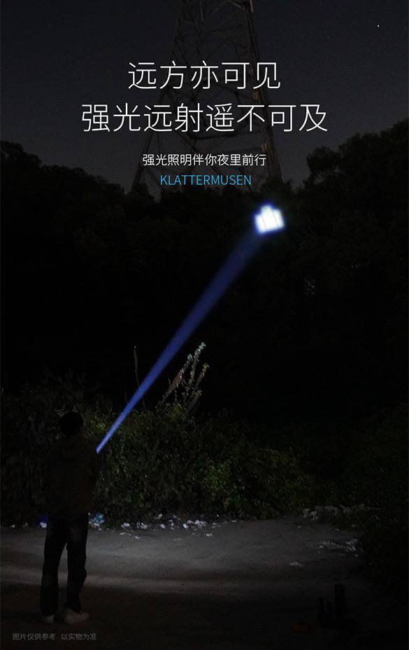 مصباح يدوي بثلاثة أوضاع، شحن USB، قابل للتكبير، مقاوم للماء، أسود TELESCOPIC ZOOM FLASHLIGHT lampe de poche 3 modes charge USB Zoomable imperméable à l'eau noir