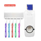 موزع معجون أسنان أوتوماتيكي مع حامل فرشاة الأسنان 5في1Toothpaste Dispenser
