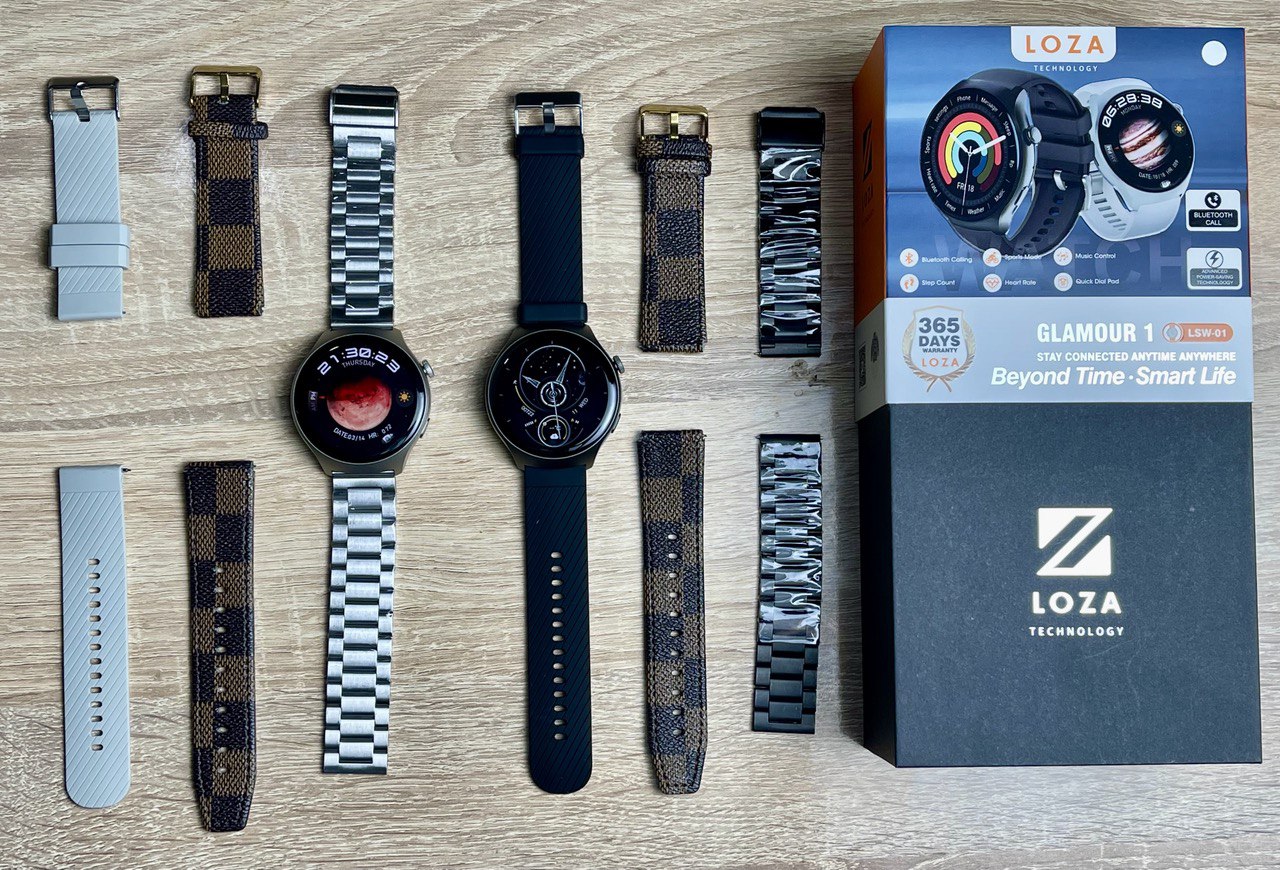 sSmart watch LOZA Technology  Lsw-01 amoled Avec 3Ceinture