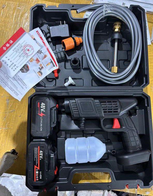 Pistolet nettoyeur haute pression sans fil Generic 48V مسدس غسيل بالضغط العالي اللاسلكي 48 فولت