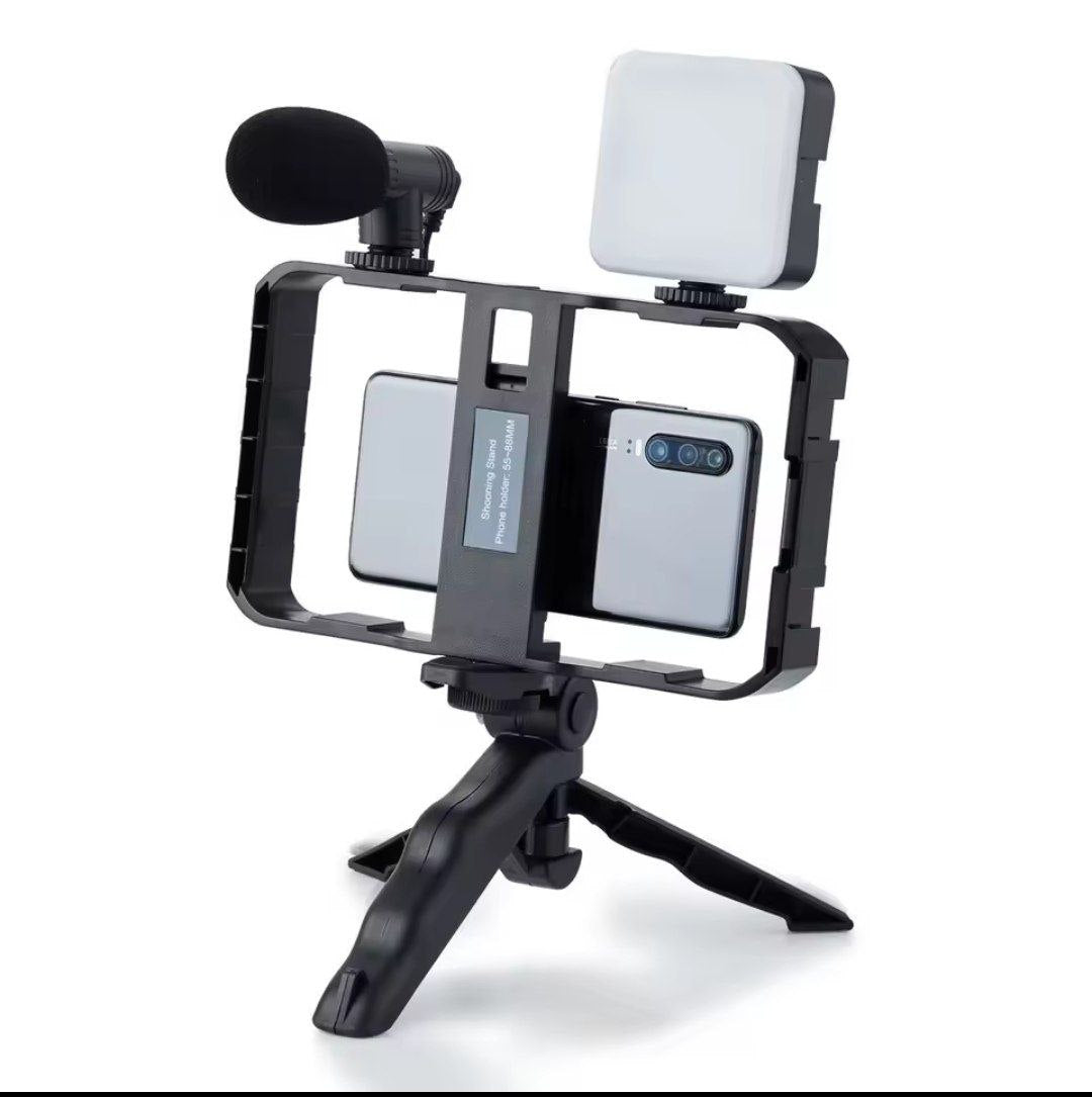 Video Making Vlog Kit TriPod avec Microphone Ay-49x