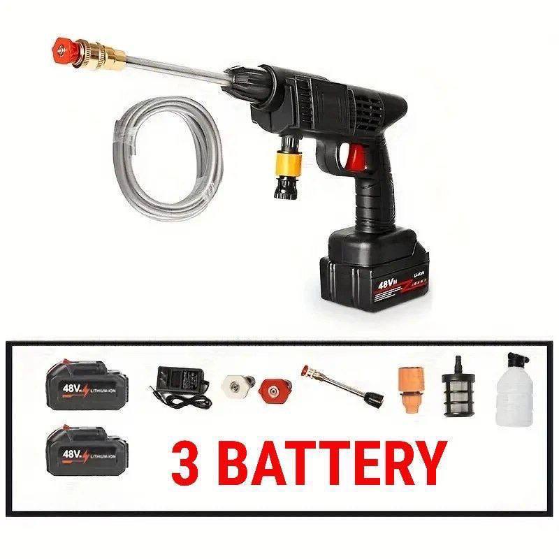 Pistolet À Eau Portable électrique Haute Pression de Lavage 48V sans fil غسالة كهربائية محمولة عالية الضغط