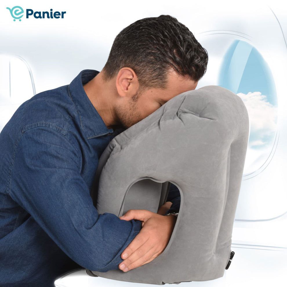 Oreiller de voyage gonflable وسادة سفر قابلة للنفخ وسادة للرقبة والرأس للنوم
