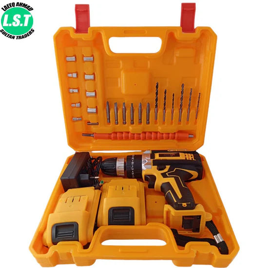 مفك براغي لاسلكي 36V مع بطاريتين و حقيبة و ملحقات Visseuse Sans Fil 36V avec 2 Batteries et Boîte et Accessoires