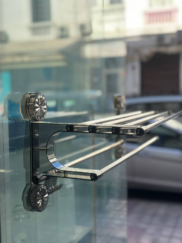 Suction cup multi pole towel drying rack