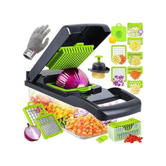 قطاعة خضراوات متعددة الوظائف 13 في 1 Coupe Legumes Multifonctions 13 en 1, Professionnelle Mandoline