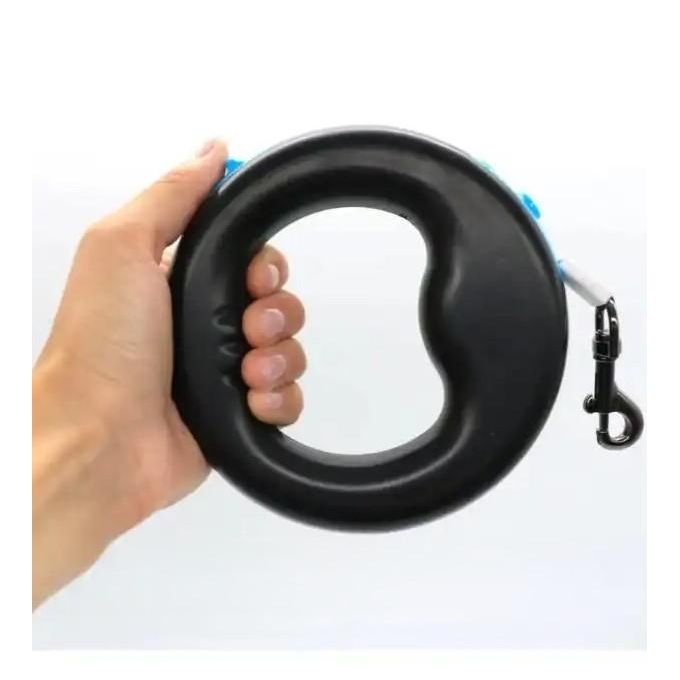 عجلة لسحب للكلاب مع LED بطول 3 أمتار Laisse-roulette ronde ergonomique rétractable pour chien