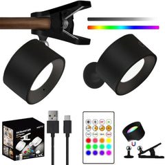 مصباح جداري LED RGB مزود ببطارية قابلة للشحن ومنفذ USB Applique murale LED RGB avec batterie rechargeable