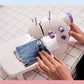 Mini sewing machine ماكينة خياطة صغيرة محمولة بسرعتين قابلة للتعديل، آلات خياطة كهربائية