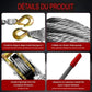 Crochet Sécurisé,Treuil Manuel 2 Tonnes خطاف آمن، ونش يدوي بقوة 2 طن، قوة سحب عالية لرفع وتعليق الأغنام، كابل فولاذي، أداة ذبح منزلية