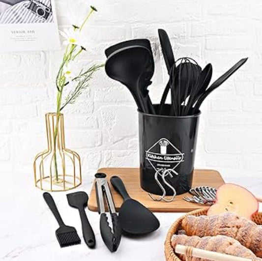 مجموعة أدوات المطبخ المصنوعة من السيليكون Ensemble d'ustensiles de cuisine en silicone