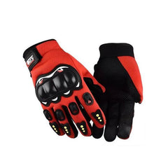 قفازات سباق واقية للمفاصل الصلبة تعمل باللمس للدراجات النارية Gants de moto tactiles, gants de course à protection renforcée pour écrans tactiles