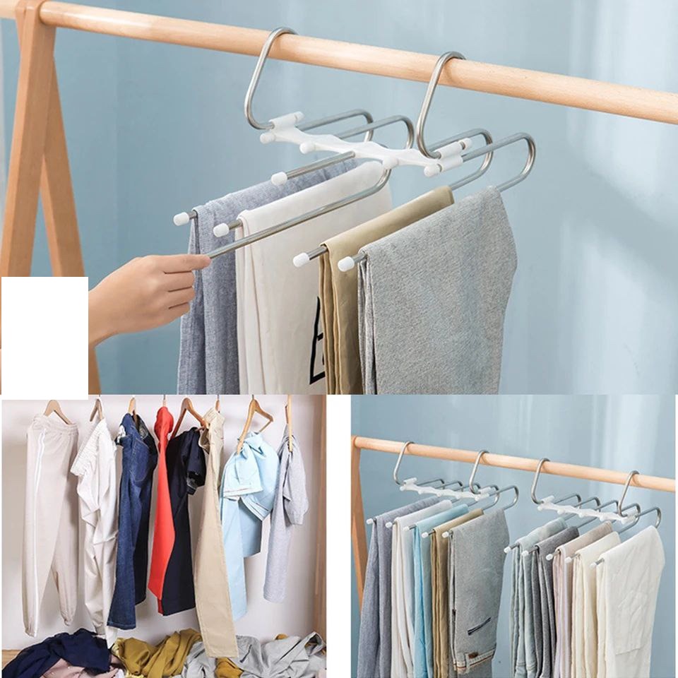 شماعة مناسبة للمنزل، شماعة عملية لرفوف السراويل Cintre Convient pour la Maison Cintre Pratique Porte-pantalons