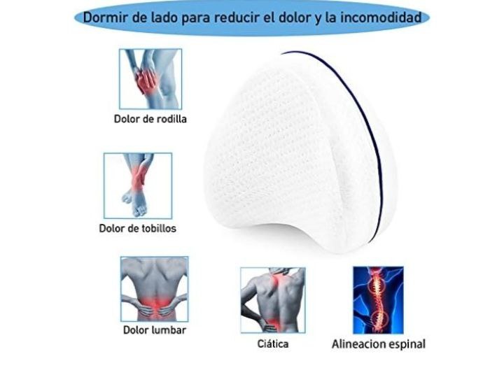 وسادة ركبة وساق تقويمية مصنوعة من إسفنج الذاكرة Coussin orthopédique de jambe de genou de coussin de mousse de mémoire