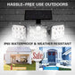 Triple LED Solar wall light sensor light JD-2757A JD-2656A SMD